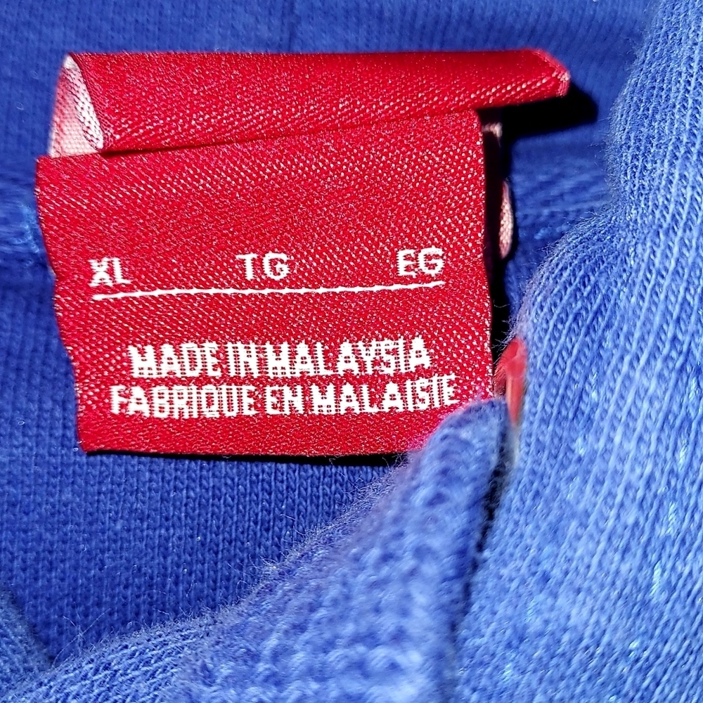 Nike Men's AW77 Futura Pullover Hoodie Jacket Blue XL - Picture 2 of 3